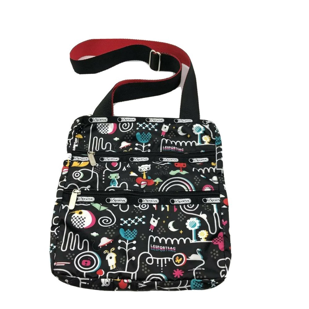 Lesportsac Kylie Purse 3 Zip Crossbody Teleport